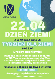 Tydzień dla Ziemi plakat