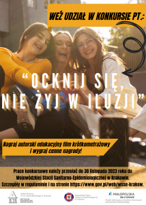 Plakat_-_ocknij_się_nie_żyj_w_iluzji