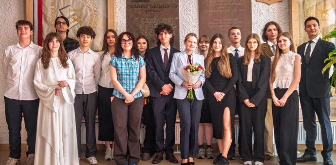 Nagroda im. T. Słowikowskiego dla Marty Kokoszki, najlepszego nauczyciela historii w Krakowie w 2025 roku, 21.05.2026 r.
