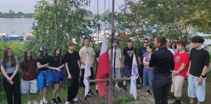 Klasa 1a na warsztatach żeglarskich w Kryspinowie, 22.06.2026 r.